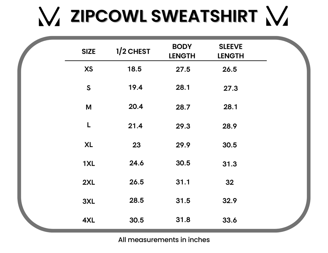 IN STOCK Zoey ZipCowl - Charcoal and Floral Leaves FINAL SALE