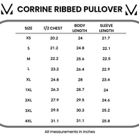 IN STOCK Corrine Ribbed Pullover Top - Navy