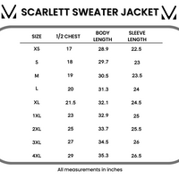 IN STOCK Scarlett Sweater Jacket - Mocha