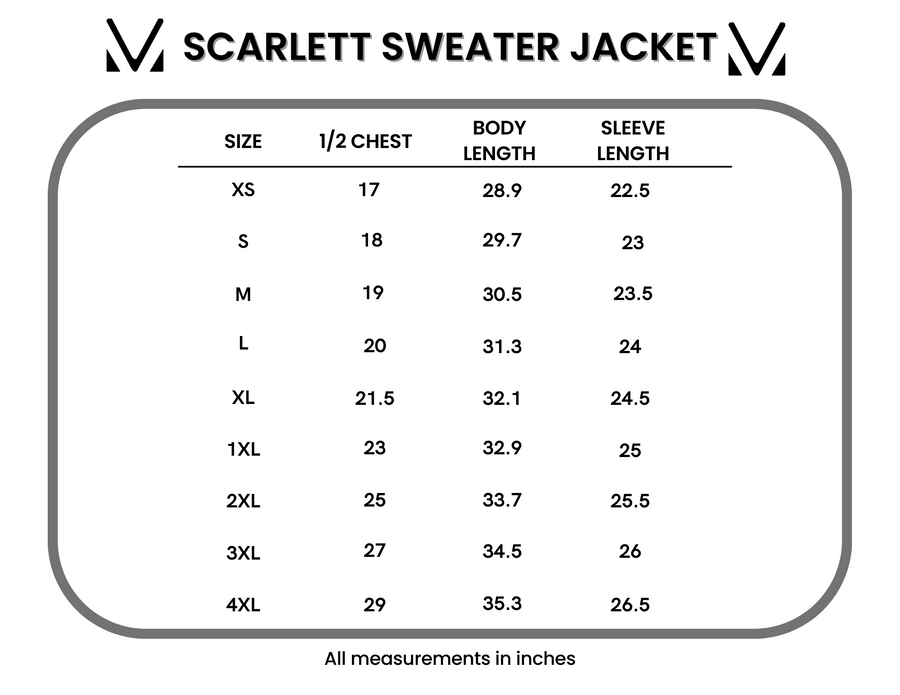 IN STOCK Scarlett Sweater Jacket - Hunter Green