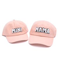 Mama and Mini Hat Set in Pink