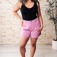 Obviously Perfect Pleated Shorts in Pink