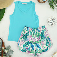 IN STOCK Noelle Tank - Aqua