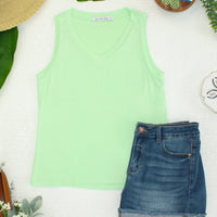 IN STOCK Noelle Tank - Lime