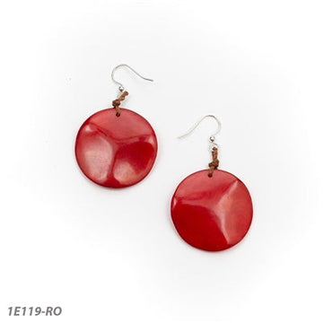 Tagua Oro Earrings