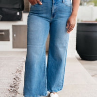 PREORDER: High Rise Wide Leg Jeans in Three Colors