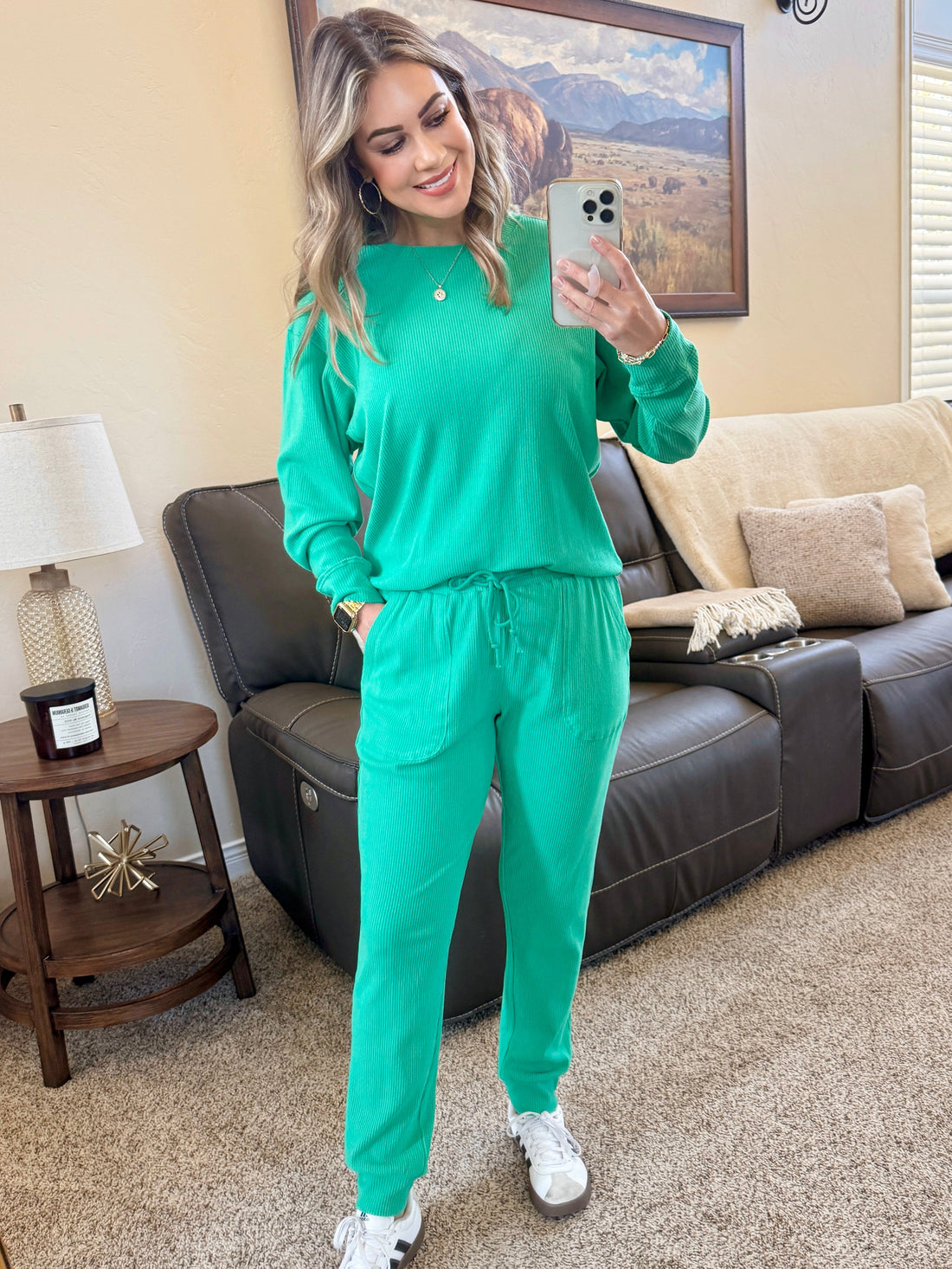 IN STOCK Corrine Joggers - Emerald