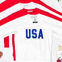 IN STOCK Corrine Embroidered Pullover Top - Patriot at Heart FINAL SALE