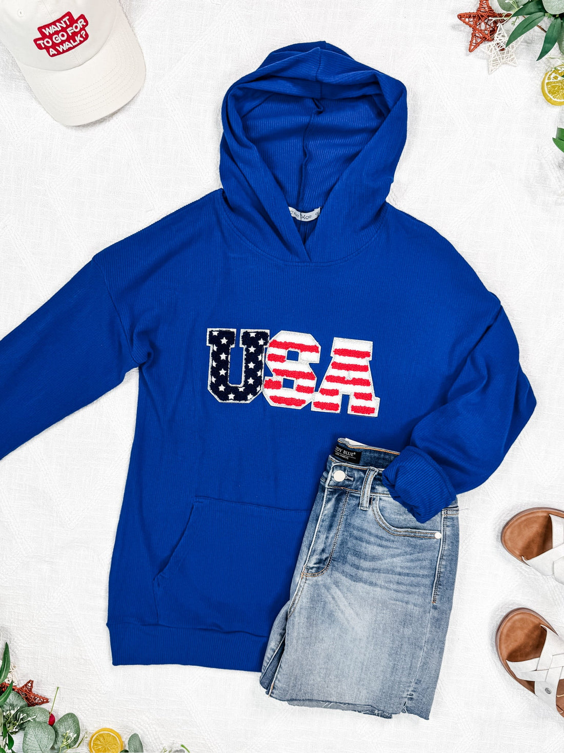 IN STOCK Corrine Hoodie - Royal Blue USA