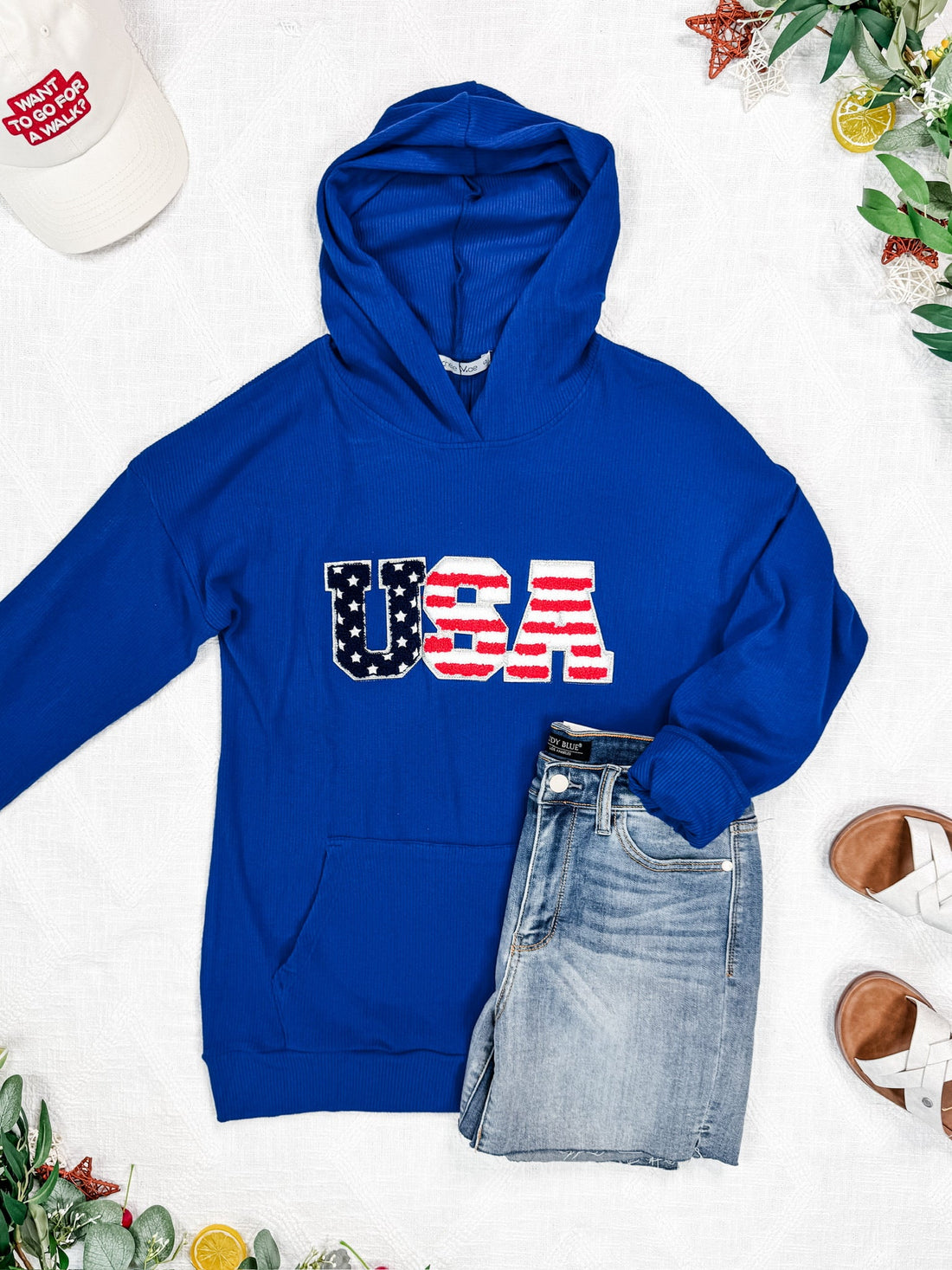 IN STOCK Corrine Hoodie - Royal Blue USA