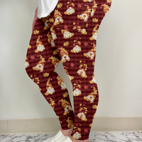 Plaid Gnome Leggings w/ Pockets