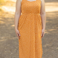 midi pumpkin womans dress