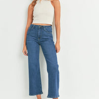 PREORDER: High Rise Wide Leg Jeans in Three Colors