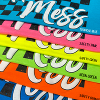 Hot Mess Checkered (Safety Green)