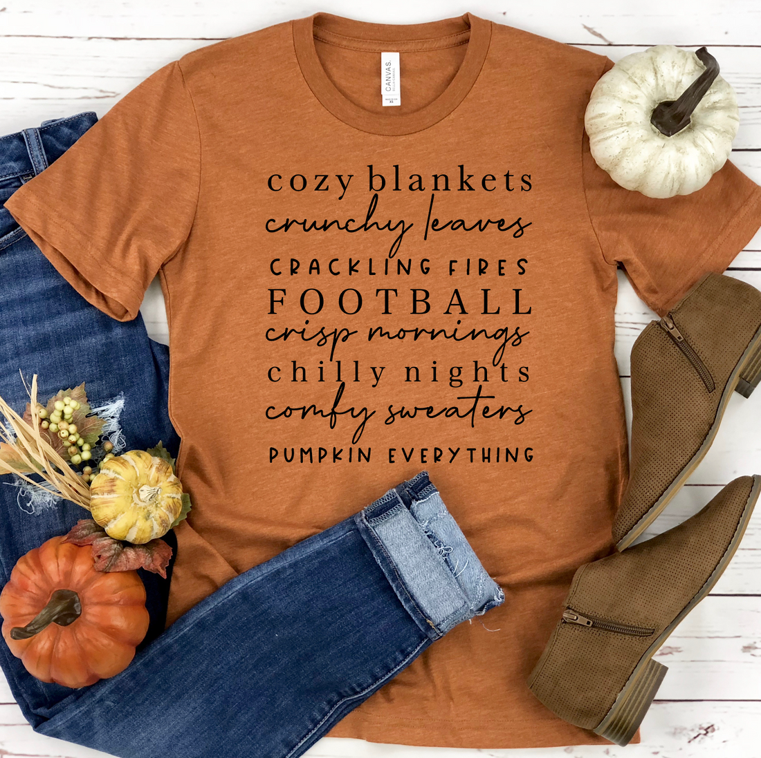 Cozy Blankets Crunchy Leaves