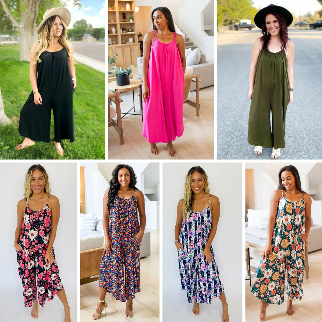 PREORDER: Relaxed Fit Jumpsuit in Assorted Prints