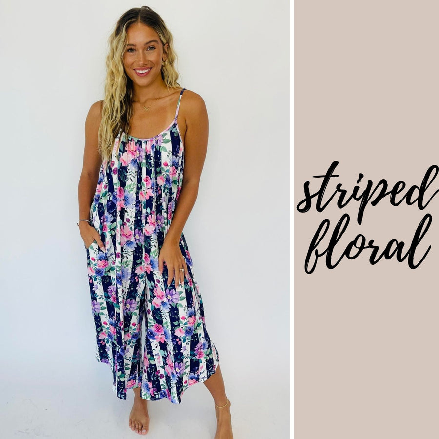 PREORDER: Relaxed Fit Jumpsuit in Assorted Prints