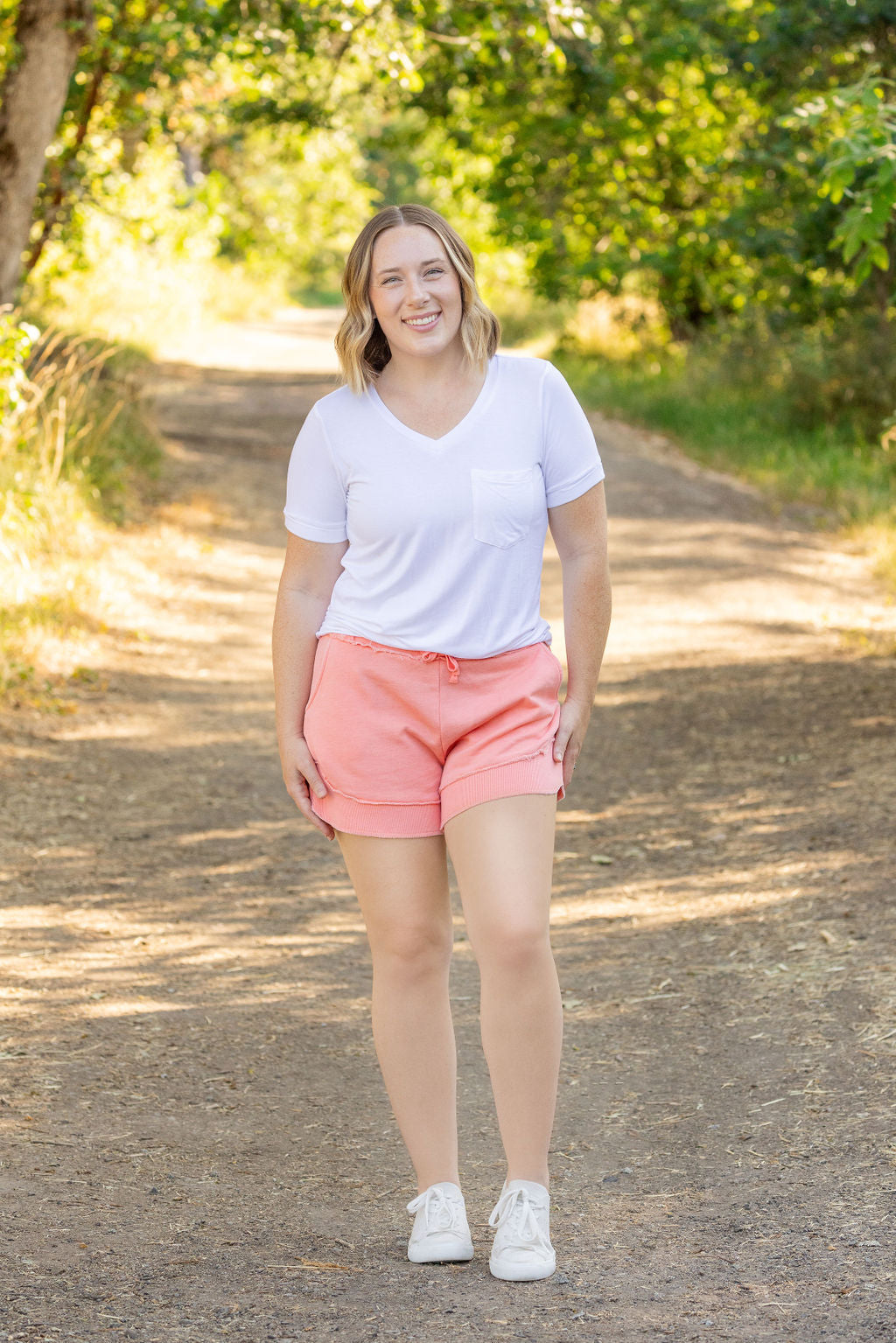 IN STOCK French Terry Stevie Shorts - Desert Flower | Women&