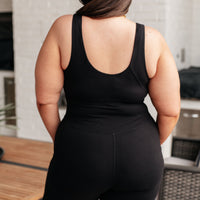 Sun Salutations Body Suit in Black