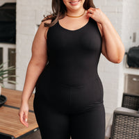 Sun Salutations Body Suit in Black