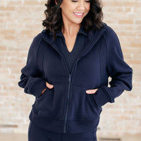 Sun or Shade Zip Up Jacket in Navy