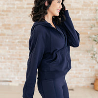 Sun or Shade Zip Up Jacket in Navy