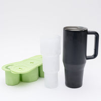 Frosty Filled 40oz Tumbler Ice Molds in Melon