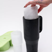 Frosty Filled 40oz Tumbler Ice Molds in Melon