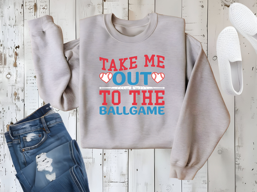 Take Me Out To The Ball Game Crewneck