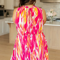 Tropical Punch Halter Dress