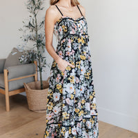 Up From the Ashes Floral Maxi Dress
