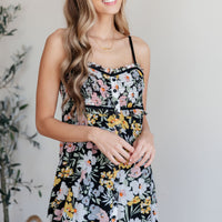 Up From the Ashes Floral Maxi Dress