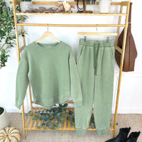 IN STOCK Vintage Wash Pullover - Olive