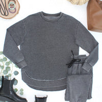 IN STOCK Vintage Wash Pullover - Black