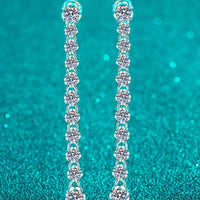 Adored 1.18 Carat Moissanite Long Earrings