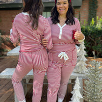 Candy Striped Pajama Pants Set