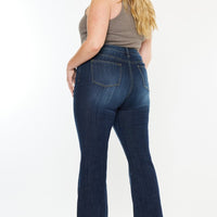 Kancan Full Size Mid Rise Flare Jeans