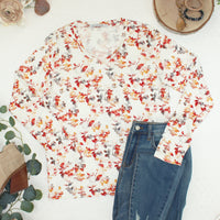 IN STOCK Larissa Long Sleeve - Autumn Watercolor