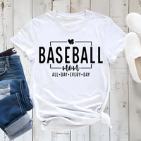 Baseball Mom All Day Graphic Tee