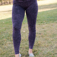 My Mineral Washed Yoga Leggings