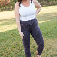 My Mineral Washed Yoga Leggings