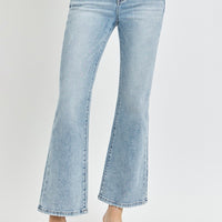 RISEN Full Size High Rise Ankle Flare Jeans