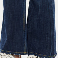 Kancan Full Size Mid Rise Flare Jeans