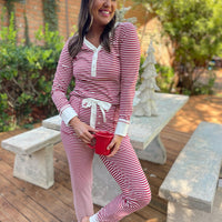 Candy Striped Pajama Pants Set