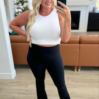 PREORDER: Fallon Flare Suck and Tuck Leggings in Two Colors