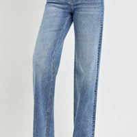 RISEN Full Size High Rise Straight Leg Jeans with Pockets