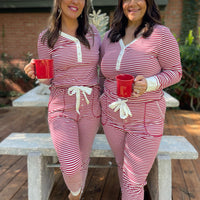 Candy Striped Pajama Pants Set