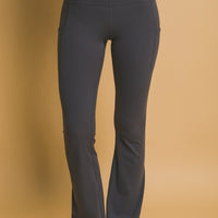 Love Tree High Waist Flare Leggings with Side Pockets