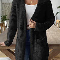 Open Front Long Sleeve Cardigan