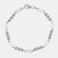 1.8 Carat Moissanite 925 Sterling Silver Bracelet